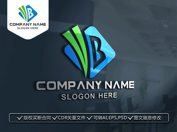 B字母LOGO设计