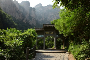 云台山潭瀑峡小寨沟风景