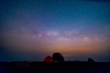 空中草原星空