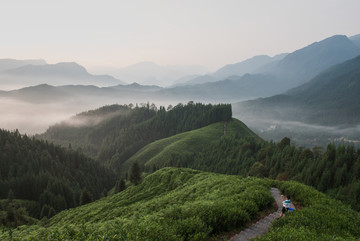 茶山日出云海