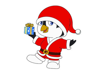 企鹅圣诞老人