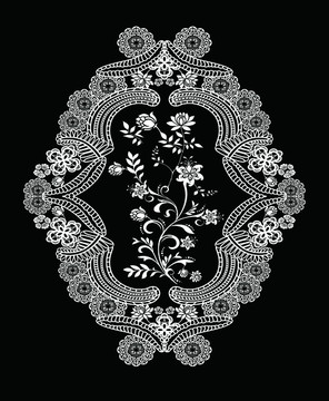 數(shù)碼印花女裝花型圖案設計分層