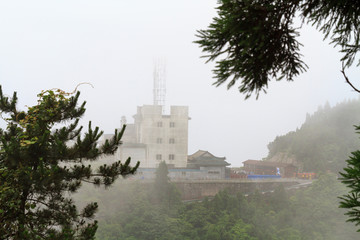 南岳衡山 电视塔 信号站