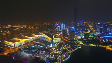 蘇州工業園區夜景