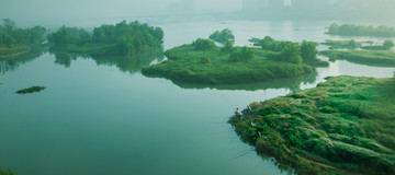 绵阳风光 滨江湿地