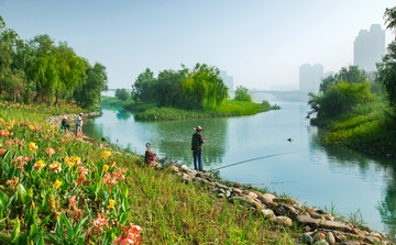 绵阳风光 滨江湿地