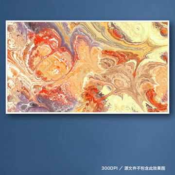 抽象油畫