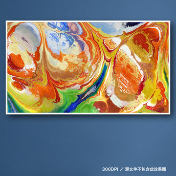 抽象油畫