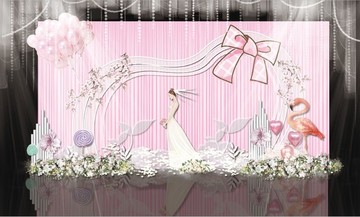 婚禮迎賓區(qū)