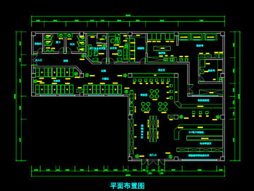 蛋糕店CAD平面图