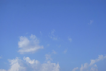 晴空 蓝天白云 背景素材