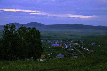中俄边境村庄