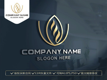 花朵LOGO設(shè)計