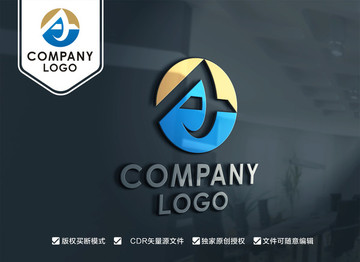 A字母标志 A字母LOGO设计