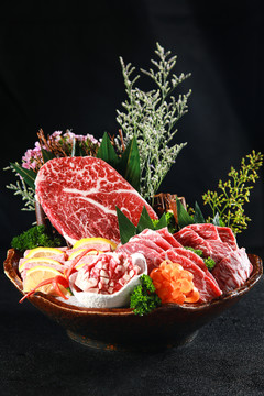 烤肉豪華大拼盤