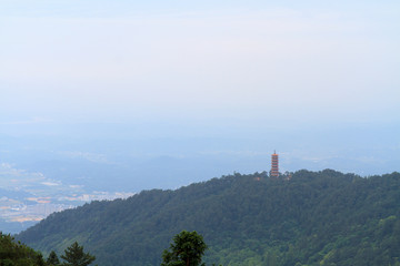 南岳衡山金刚舍利塔风光