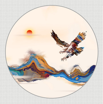水墨山水畫