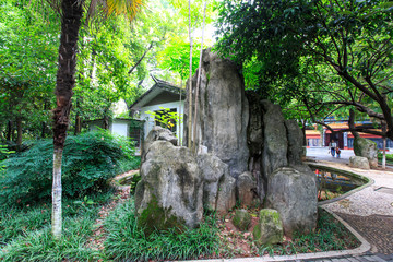 雁峰公园假山景观