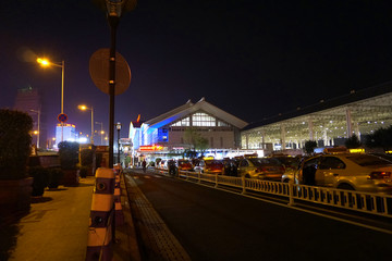 温州南站 高铁站 站房夜景