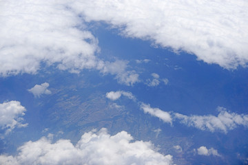 航拍天空 天空云层 阴天云层