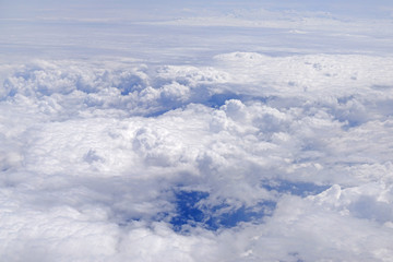 航拍天空 天空云层 阴天云层