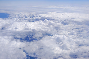航拍天空 天空云层 阴天云层