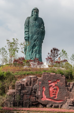 齐云山老子纯铜雕塑