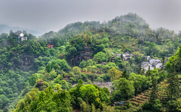 齐云山全景