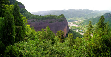 铜川照金山丹霞地貌