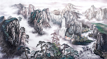 國畫山水