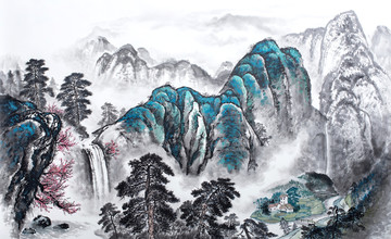 國(guó)畫(huà)山水