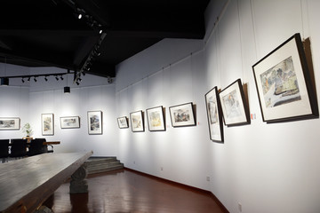 画廊国画展