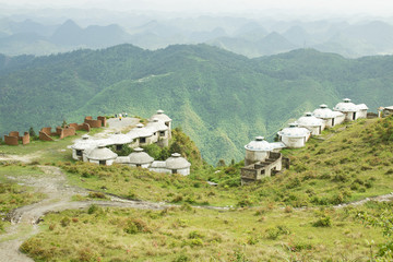 云顶草原民族建筑