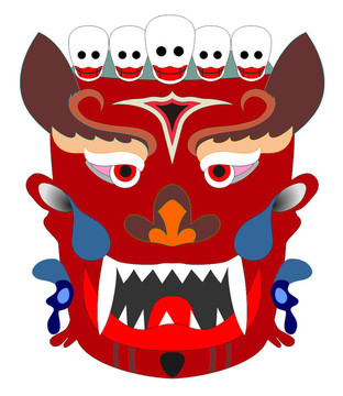 少數(shù)民族臉譜