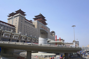 北京西客站 火车站大楼