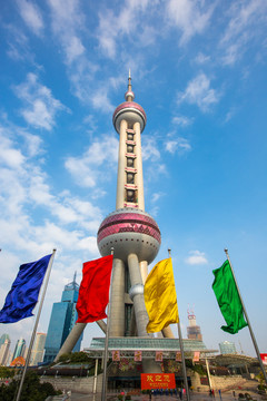 上海东方明珠电视塔 上海电视塔