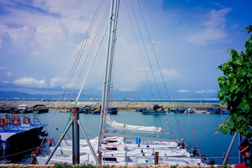 西岛渔船