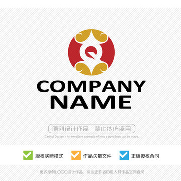Q字母 LOGO設計