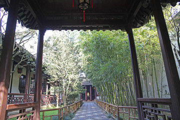 中式传统庭院 苏州留园