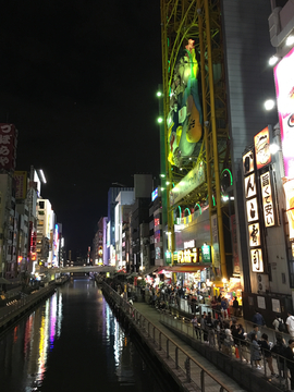 日本大阪心斋桥夜景