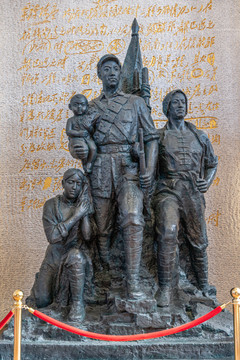 济南解放阁雕塑