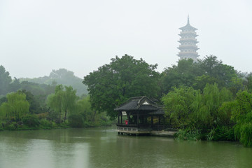 烟雨扬州 瘦西湖