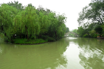 扬州瘦西湖 烟雨扬州