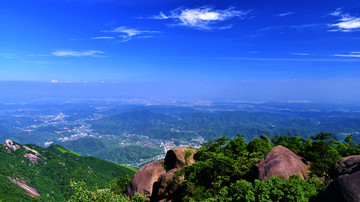 高山风光 巨石风景