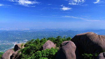 高山风光 巨石风景