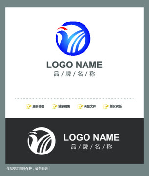 字母y凤凰logo标志