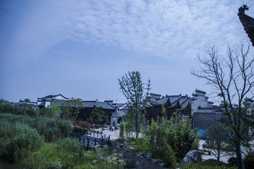 鸠兹古镇 梨园堂外景