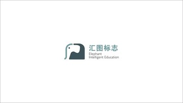 大象卡通logo