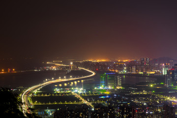 前海湾夜景