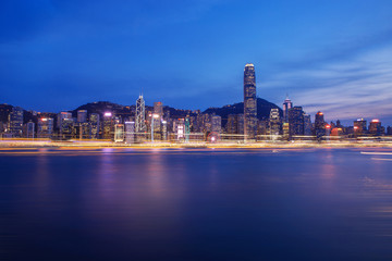 香港维多利亚港夜景